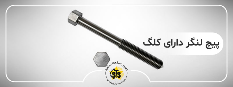 پیچ لنگر دارای کلگی