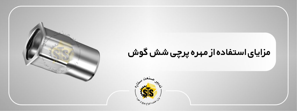 مزایای استفاده از مهره پرچی شش گوش